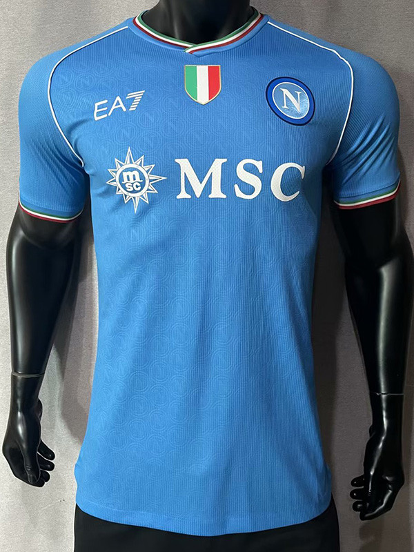 US$ 18.00 - 23-24 Napoli Home Player Version Soccer Jersey - m.grkits.com