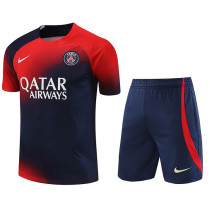 2023-24 PSG Red Blue Training Short Suit
