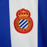 1984-1989 Espanyol Home Retro Soccer Jersey