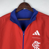 2023-24 Flamengo Red & Blue Double Sided Windbreaker (双面风衣)