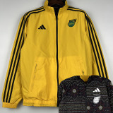 2023-24 Jamaica Yellow & Black Double Sided Windbreaker (双面风衣)