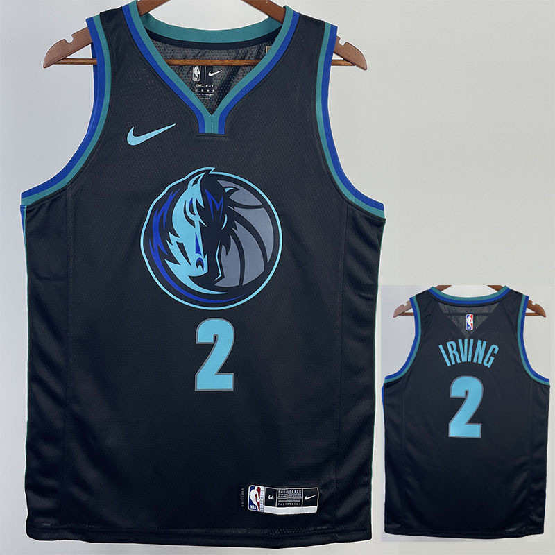 2023 NBA All Star Blue 2#IRVING Hot Pressed Jersey