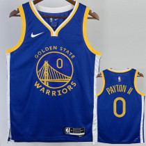 2022-23 WARRIORS PAYTON II #0 Blue Top Quality Hot Pressing NBA Jersey (V领)