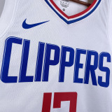 2022-23 Clippers GEORGE #13 White Top Quality Hot Pressing NBA Jersey