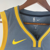 2023 WARRIORS XI #8 Grey Green Top Quality Hot Pressing NBA Jersey (V领)(定制款)