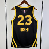 2023-24 WARRIORS GREEN #23 Black City Edition Top Quality Hot Pressing NBA Jersey (V领)