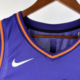 2023-24 SUNS BOOKER #1 Purple City Edition Top Quality Hot Pressing NBA Jersey