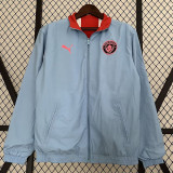 2023 Man City Blue & Red Double Sided Windbreaker (双面风衣)