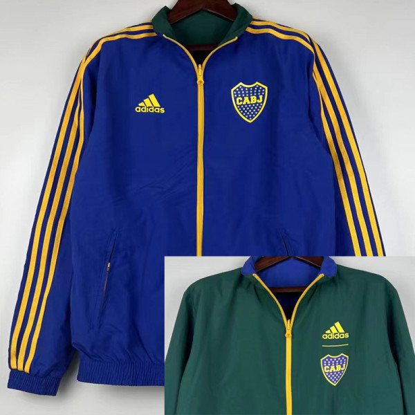 2023-24 Boca Blue & Green Double Sided Windbreaker (双面风衣)