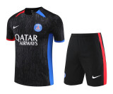 2023-24 PSG Black Training Short Suit