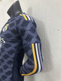 2023-24 RMA Away Long Sleeve Player Version Soccer Jersey (长袖球员)