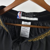 2023-24 WARRIORS Black City Edition Top Quality NBA Pants