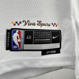 2023-24 Sa Spurs DUNCAN #21 White City Edition Top Quality Hot Pressing NBA Jersey