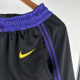 2023-24 LAKERS Black City Edition Top Quality NBA Pants