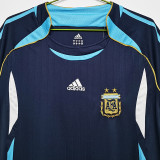 2006 Argentina Away Retro Soccer Jersey