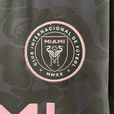 2023-24 Inter Miami Black Joint Edition Fans Soccer Jersey (左袖带图案) 猿