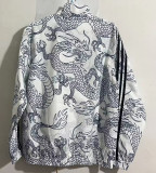 2023-24 RMA White & Grey Double Sided Windbreaker (双面风衣)(白龙)