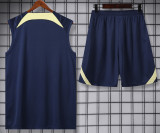 2024-25 Club America Dark Blue Tank top and shorts suit