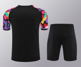 2024-25 Man Utd Black Training Short Suit