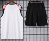 2024-25 Man Utd White Tank top and shorts suit