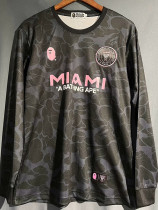 2023-24 Inter Miami Black Joint Edition Long Sleeve Soccer Jersey (长袖) 猿