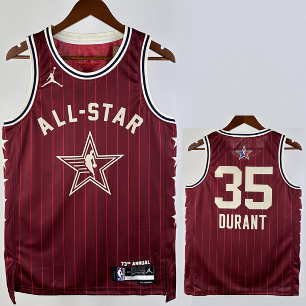 2023-24 ALL-STAR DURANT #35 Red Top Quality Hot Pressing NBA Jersey