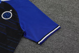 2024-25 INT Blue-Black Training Short Suit (条纹)