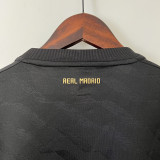 2011-2012 RMA Away Black Long Sleeve Retro Soccer Jersey (长袖) (钢印)