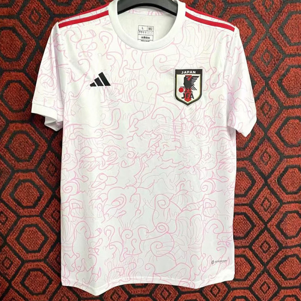 2023-24 Japan White Pink Special Edition Fans Soccer Jersey (白勇者)