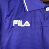 1998-1999 Fiorentina Home Retro Long Sleeve Soccer Jersey (长袖)