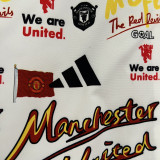 2023-24 Man Utd White & Black Double Sided Windbreaker (双面风衣)