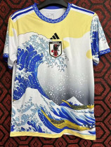 2023-24 Japan Yellow & Blue Special Edition Fans Soccer Jersey (冲浪里)