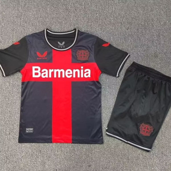 2023-24 Leverkusen Home Kids Soccer Jersey