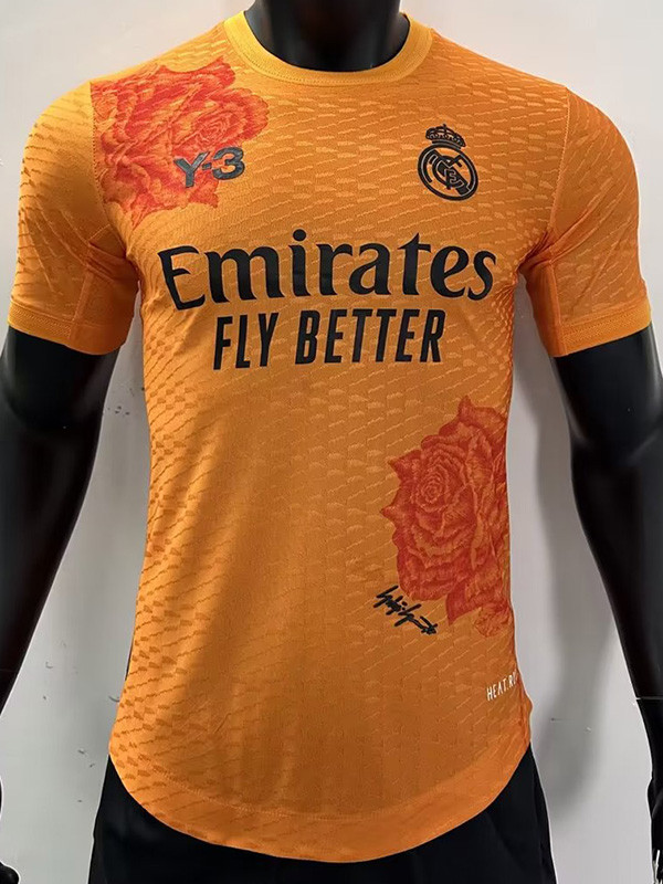 2023-24 RMA Y-3 Goalkeeper Player Version Soccer Jersey