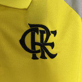 2024-25 Flamengo Yellow Gray Polo Short Sleeve(有领)