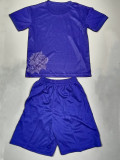 2023-24 RMA Y-3 Purple Kids Soccer Jersey (胶标)