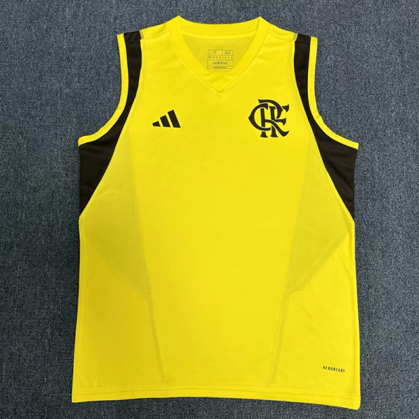 2024-25 Flamengo Yellow Training shirts Vest