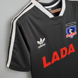 1991 Colo-Colo Away Black Retro Soccer Jersey