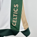 2023-24 CELTICS White City Edition Top Quality NBA Pants