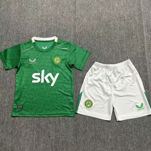 2024-25 Ireland Home Kids Soccer Jersey