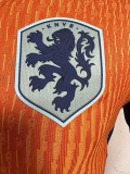 2024-25 Netherlands Home Player Version Soccer Jersey