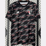 2024 Sao Paulo Black Red Training shirts