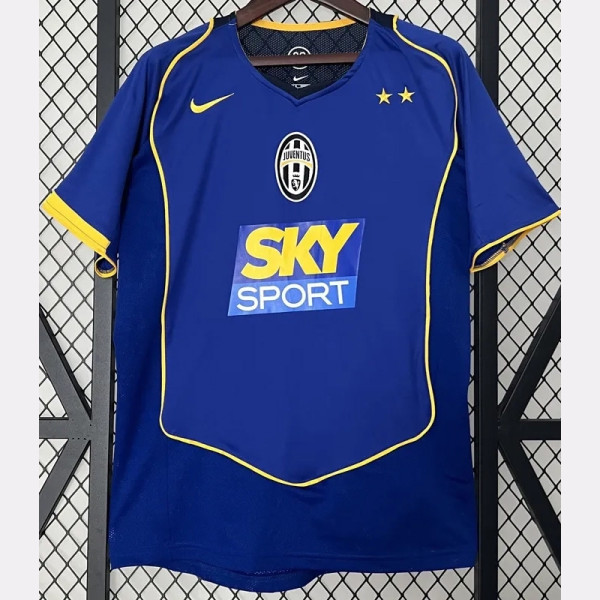 2004-2005 JUV Away Blue Retro Soccer Jersey