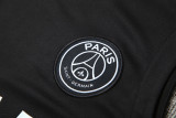 2024-25 PSG Black Tank top and shorts suit