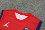 2024-25 PSG Red Tank top and shorts suit