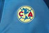 2024-25 Club America Blue Jacket Tracksuit #01