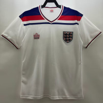 1980-1982 England Home White Retro Soccer Jersey