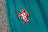 2024-25 Portugal Green Half Pull Tracksuit (半拉链)