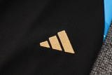 2024-25 Argentina Black Half Pull Tracksuit (半拉链)