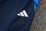 2024-25 Italy Royal Blue Half Pull Tracksuit (半拉链)